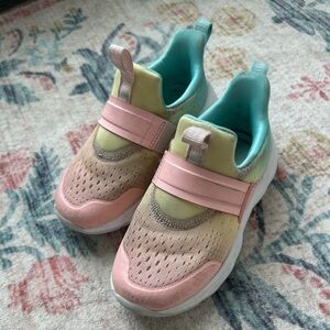 All in Motion Kids Pink and Mint Sneakers Size 9T